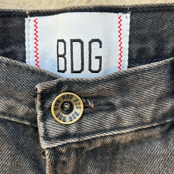 BDG Slacker Fit Jeans Urban Outfitters Wide Leg Dark Wash Size 32 - Picture 7 of 11